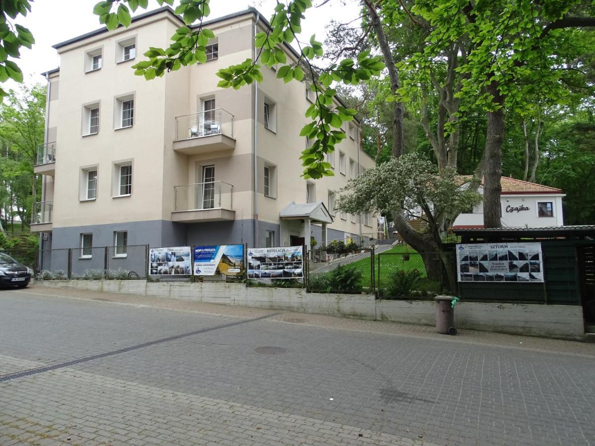 Nowa Fregata - Pokoje Nad Morzem Jastrzębia Góra Eksteriør billede